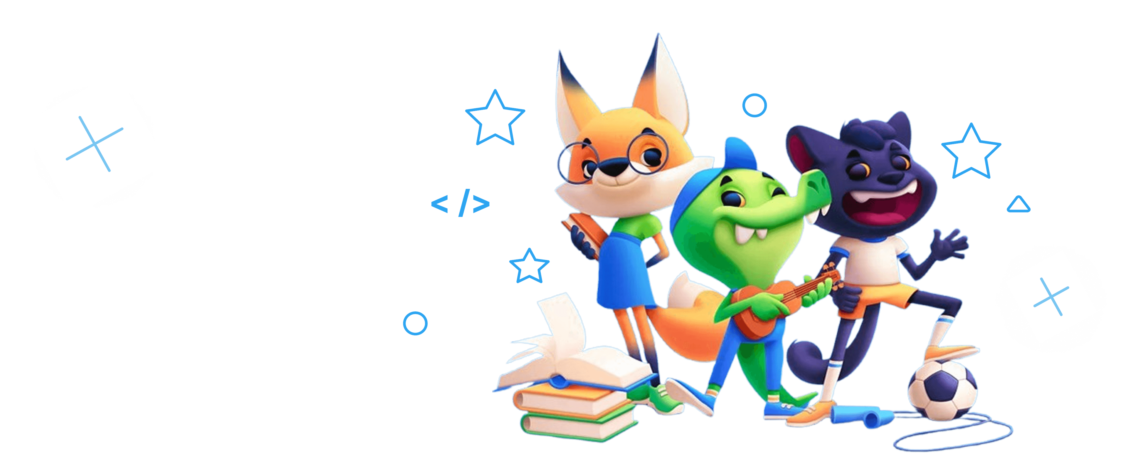 Kids learning illustration